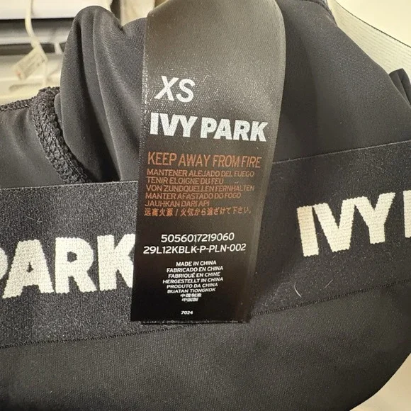 Ivy Park Women's Black Festival Logo Waist Leggings Size XS - Picture 5 of 6